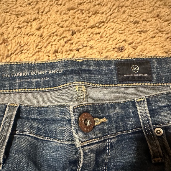 Ag Adriano Goldschmied Blue Skinny Jeans - Picture 3 of 4